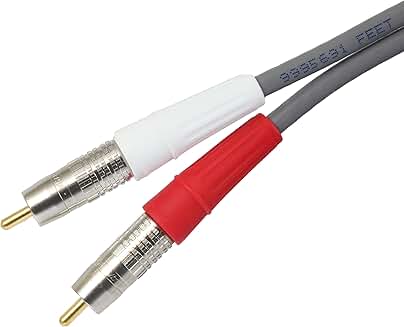 3-Foot Silver-Plated Stereo Audio Cable