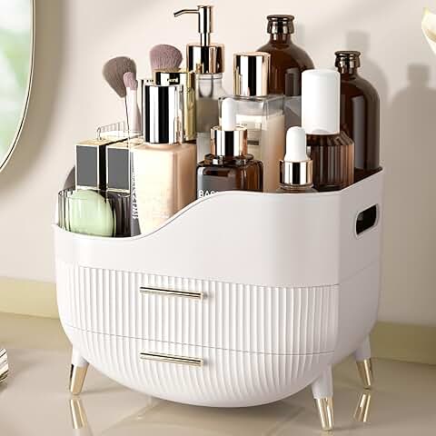 Large Makeup and Skincare Organizer with Drawers