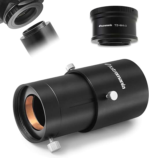 T T2 Mount for Olympus and Panasonic M4/3 Cameras Bundle