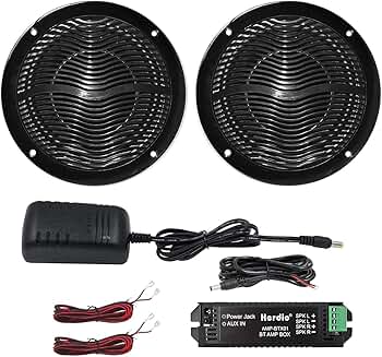 6.5 Inch Marine Bluetooth Speakers, 120W, Pair