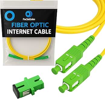 3ft Single Mode Fiber Optic Patch Cable 10 Pack
