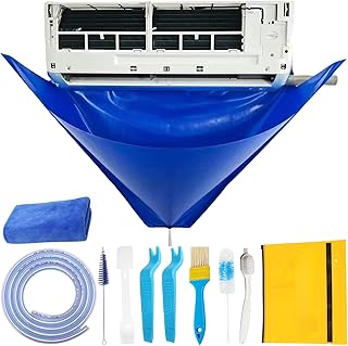Mini Split Cleaning Kit with Cover, 10 Pieces