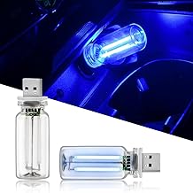 Blue USB Touch-Adjustable Interior Car Light Set