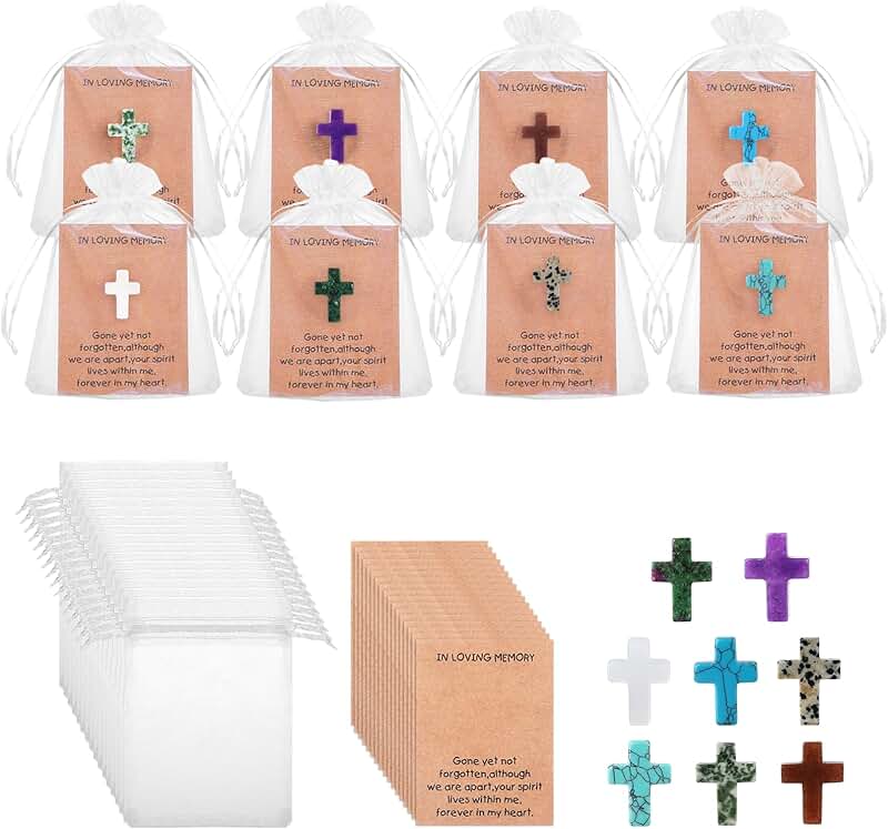 24 Celebration of Life Favors and Thank You Cards
