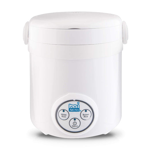 (MRC-903D) Mi 3-Cup (Cooked) (1.5-Cup UNCOOKED) Digital Cool Touch Mini Rice Cooker,White