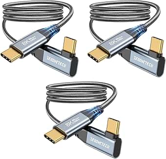 6FT 3-Pack USB 4 Thunderbolt 4 Display Cable