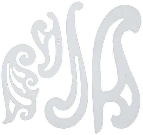 LetterCraft French Plastic Curve Set of 4