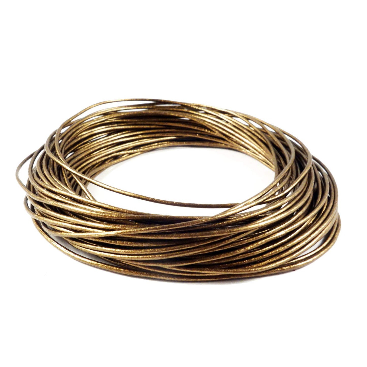 1.5mm Round Leather Cord for Jewelry and Crafts 10M