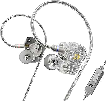 4BA+1DD In-Ear Monitor with Deep Bass and Detachable Cable