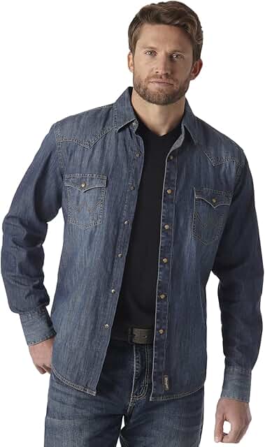 Men's Western Long Sleeve Snap Shirt