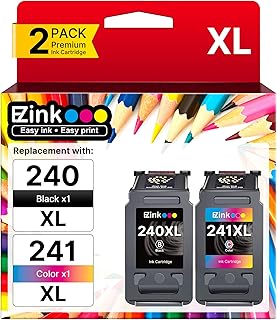 240XL Ink Cartridge Replacement Pack for Pixma Printers