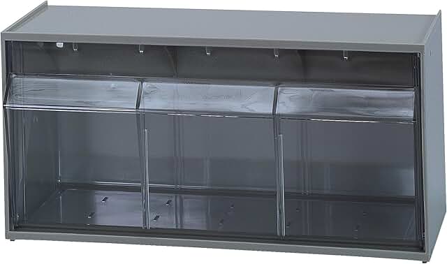 Dividable Tip Out Bin with Handle and Label Slot