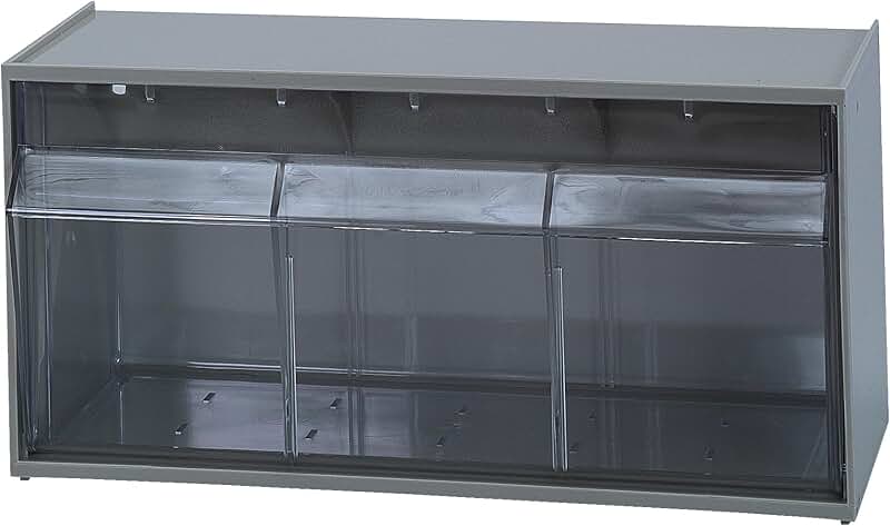 Dividable Tip Out Bin with Handle and Label Slot