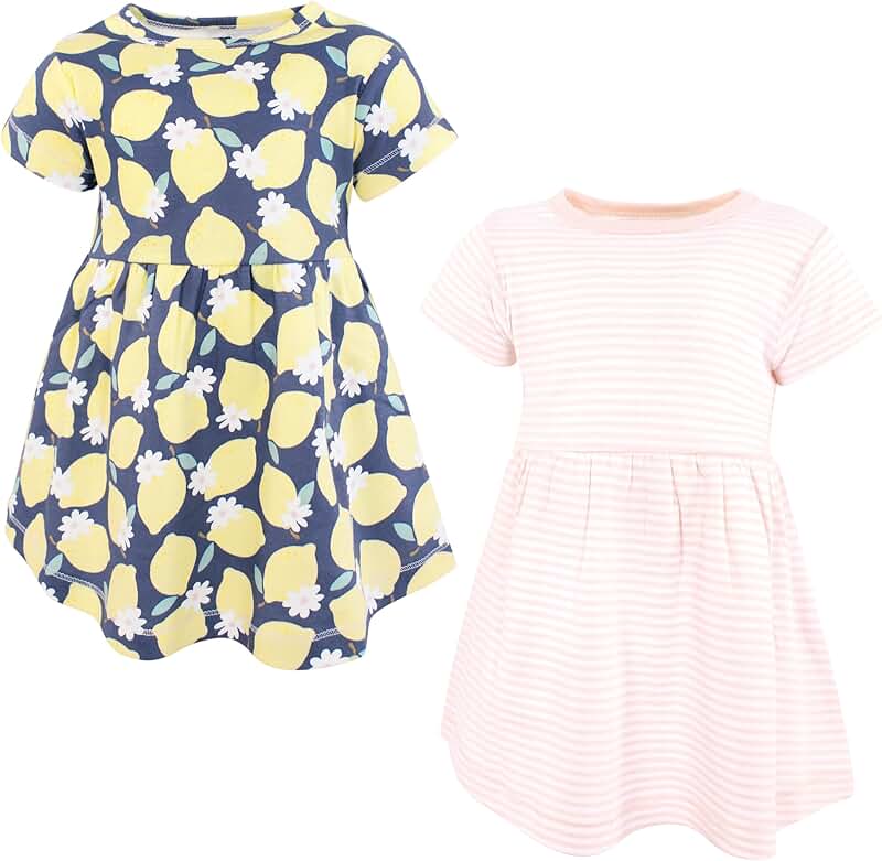 Two sleeveless baby dresses