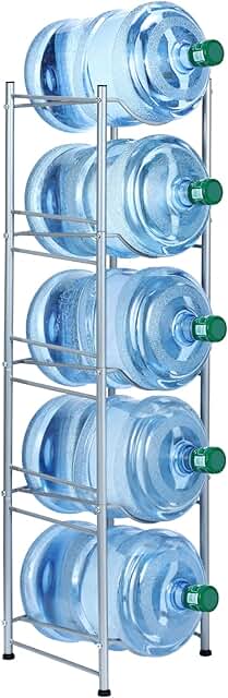 5-Tier Water Jug Rack for 5-Gallon Bottles