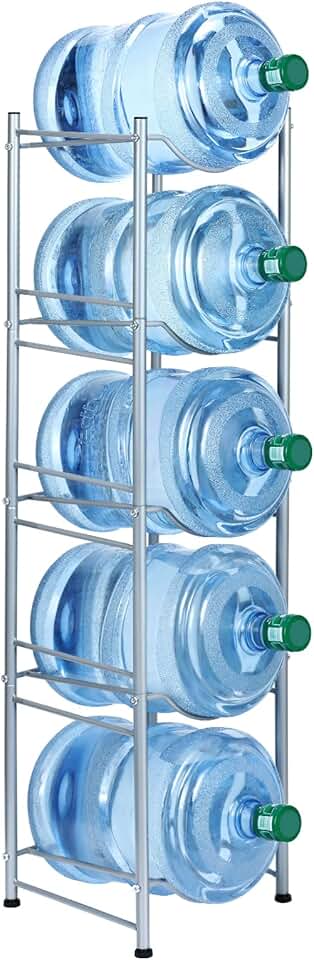5-Tier Water Jug Rack for 5-Gallon Bottles