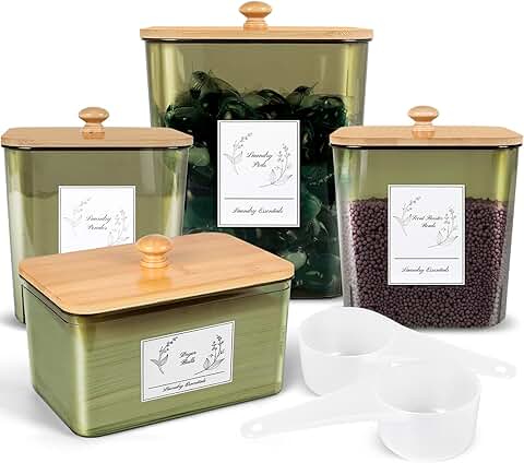 Laundry Pods and Dryer Sheet Storage Set