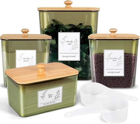 Six 6-Quart Clear Plastic Storage Boxes with Handles