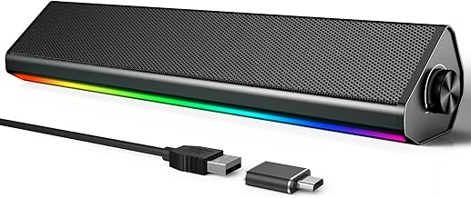 Computer Speakers with Bluetooth and Light