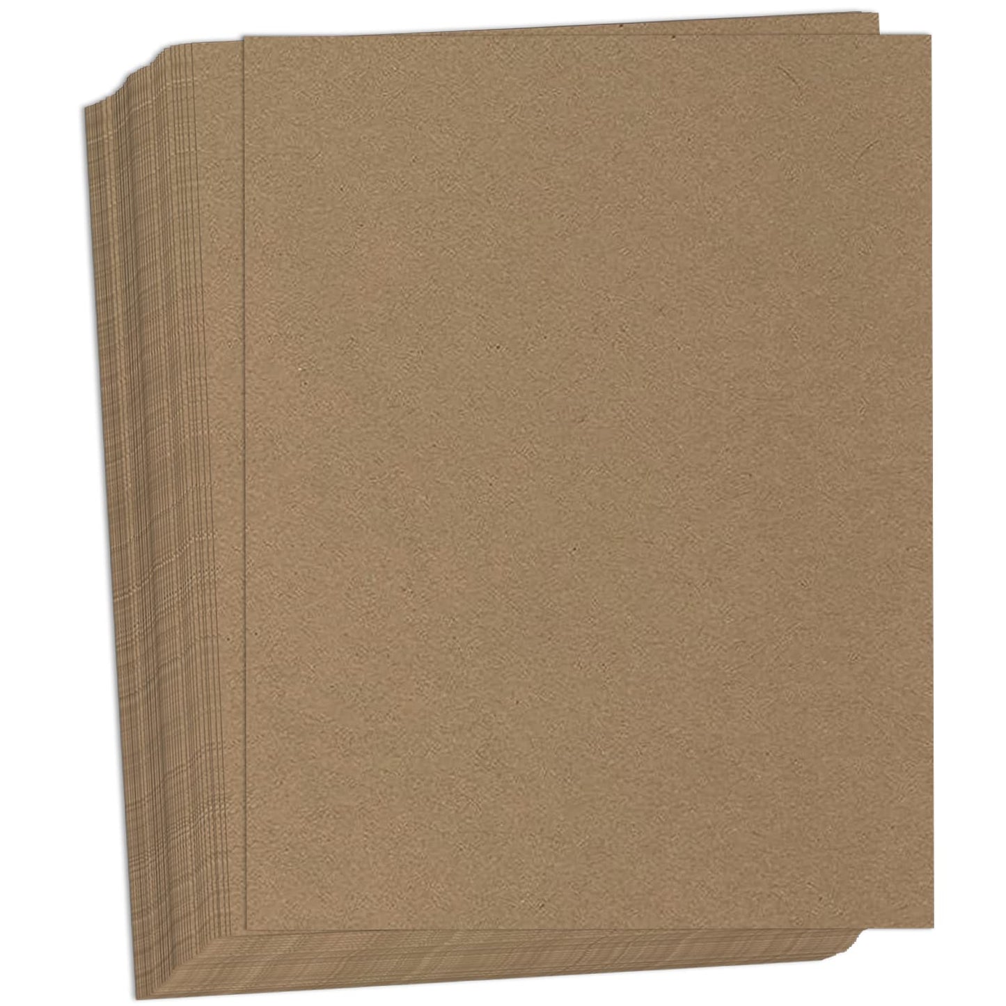 Brown Kraft Cardstock Paper, 8.5 x 11 inches, 80 lb, 50 sheets
