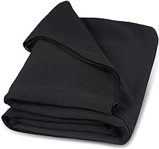 Black speaker grill cloth, 67"x20" replacement fabric