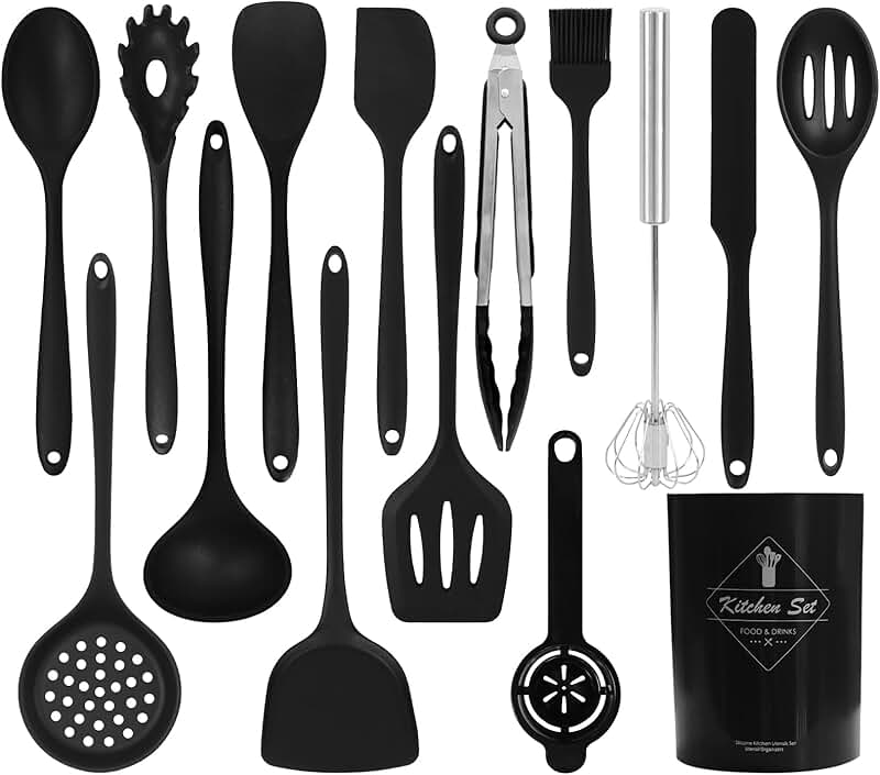 40 Wooden Kitchen Spoons, 12 Inch, Long Handle, Bulk