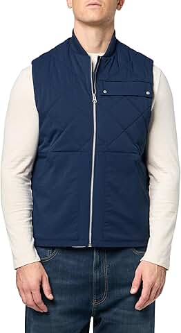 Men's Quilted Waterproof Full Zip Vest