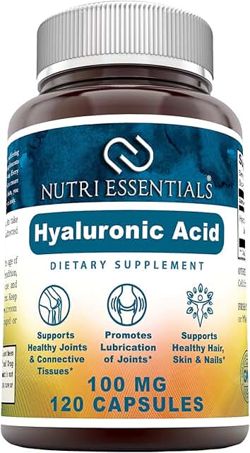 Hyaluronic Acid Supplement, 100 mg, 120 capsules