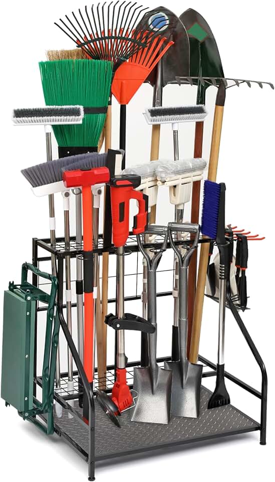 Garden Tool Organizer for Garage and Shed
