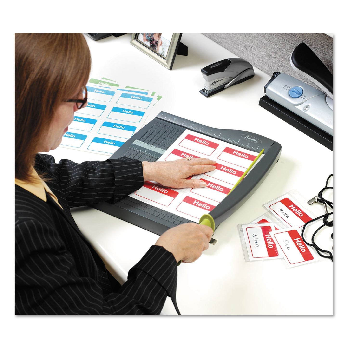 12-Inch Guillotine Paper Cutter, 10 Sheets Capacity