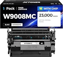 Black toner cartridge with chip, high yield, 23,000 pages