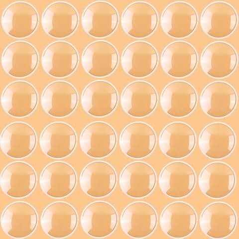 100 Clear Plastic Dome Covers for Crafts