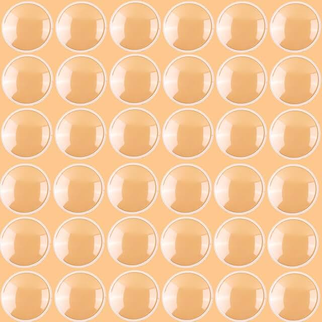 100 Clear Plastic Dome Covers for Crafts