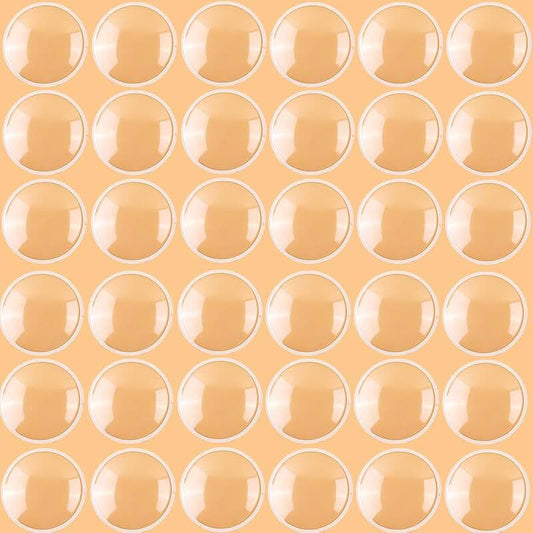 100 Clear Plastic Dome Covers for Crafts