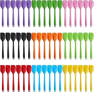 54-Piece Silicone Spatula Set, 8.1 Inch, Heat-Resistant, Flexible, Dishwasher Safe