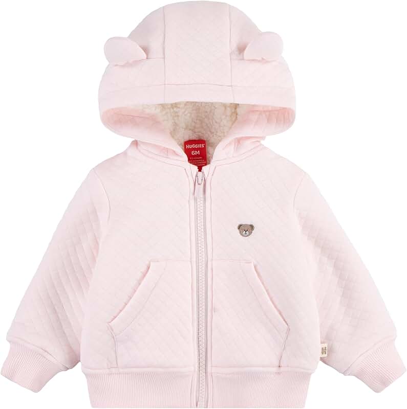 Unisex Baby Fleece-Lined Zip Hoodie