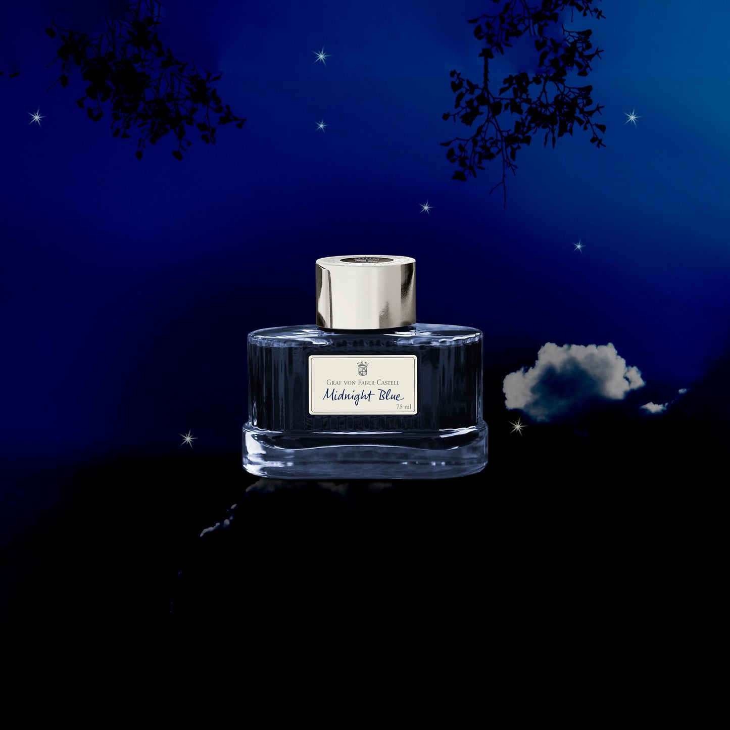 Bottle Ink in Midnight Blue, 2.5 fl oz