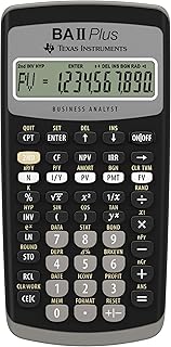 Black Medium Financial Calculator