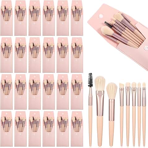 Mini Travel Makeup Brush Set for Women and Girls