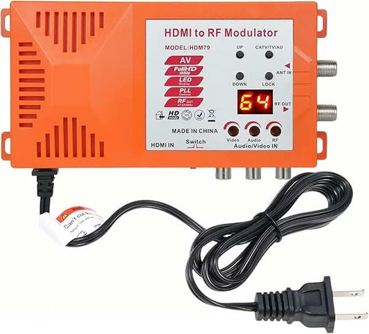 HDMI to RF Coaxial Adapter for TV and Consoles