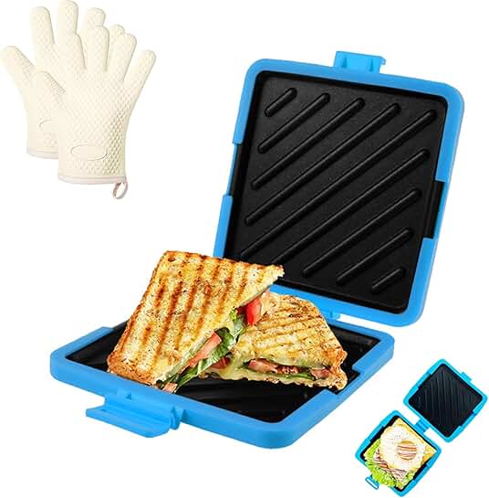 Compact Non-stick Microwave Sandwich Maker for Quick Meals
