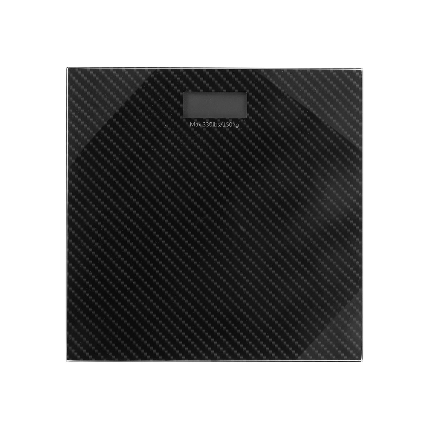 Digital Bathroom and Home Body Maximum Weight Measurement 330 s./150 kg.  Durable Tempered Gl Scale, Carbon