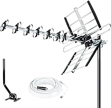 Upgraded 2025 HDTV Antenna, 200 Mile Range, Supports 4 TVs