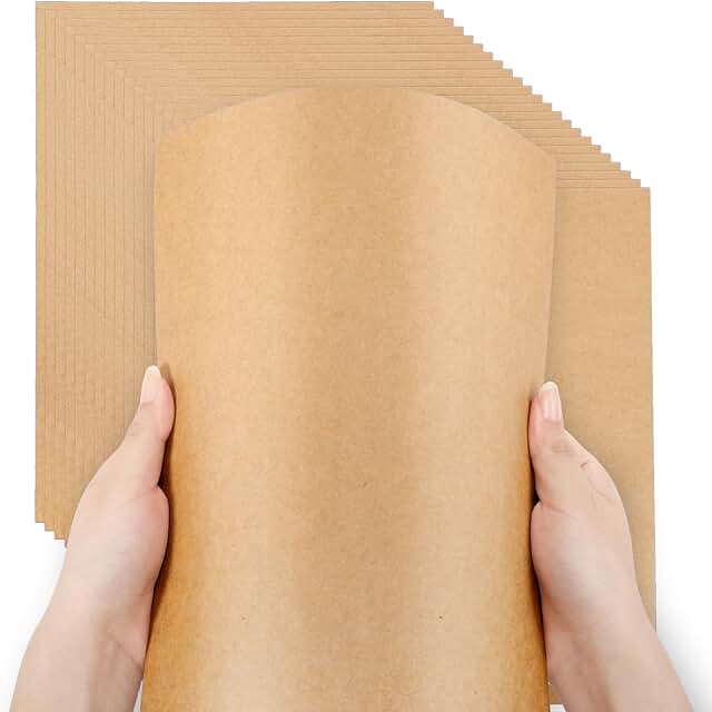 200 Sheets Kraft Cardstock, 8.5 x 11 Inches, 92lb
