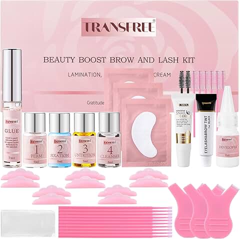 DIY Eyelash and Brow Lift Kit for Natural Curled Lashes