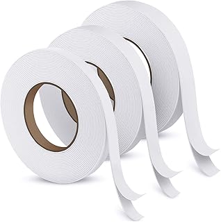 Three Rolls of 50Ft Double Sided Foam Tape
