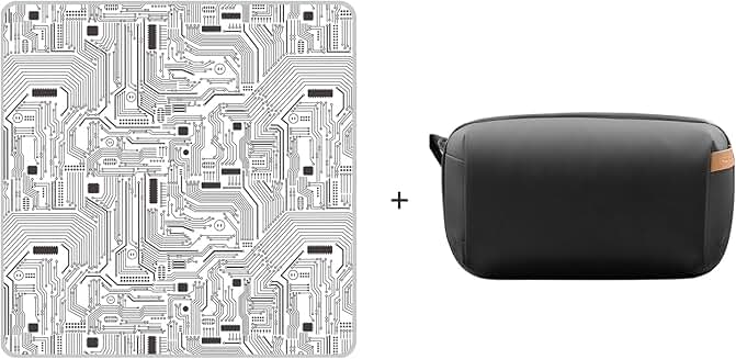 Black Protective Lens Wrap and Organizer Bag
