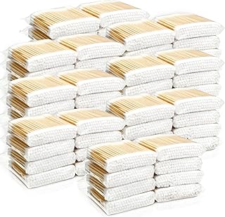 Bulk Pack of 10,000 Double Round Cotton Swabs
