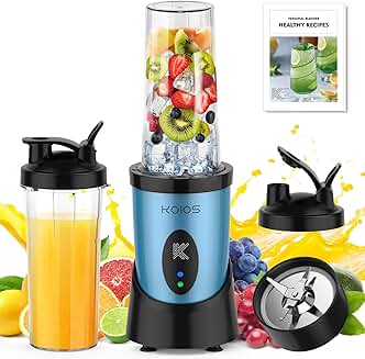 900W Personal Blender with Cups and Lids