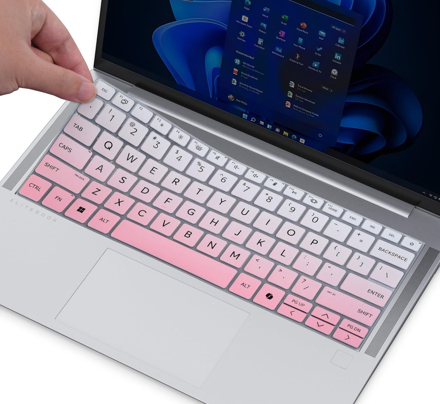 Pink Ombre Keyboard Cover for 2024 HP EliteBook 14